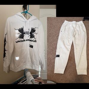 Under Armor x JV Goods Limited Edition Cracked Hoodie & Splatter Jogger Set-Rare